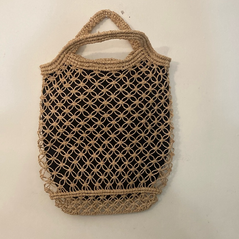 Tommy Bahama crochet tote bag